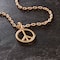 Gold Metal Peace Sign Pendant by Bead Landing™